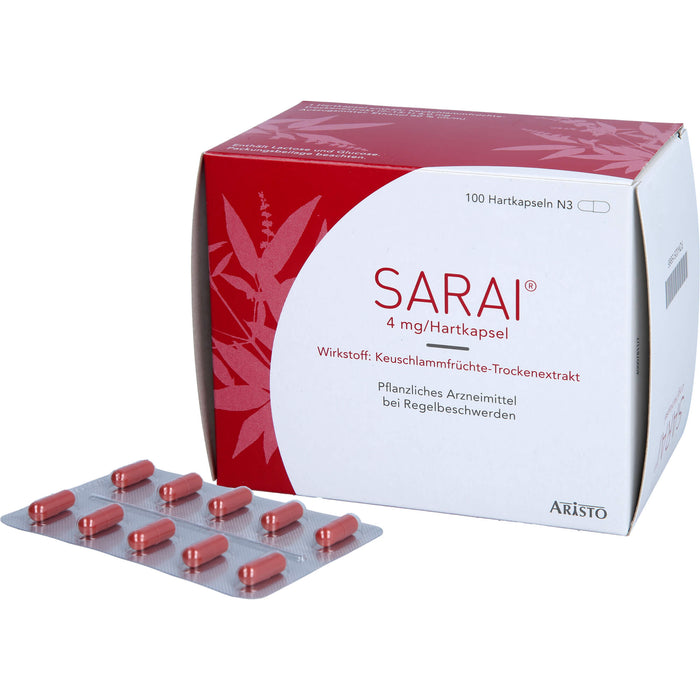 Sarai Hartkapseln bei Regelbeschwerden, 100 pcs. Capsules