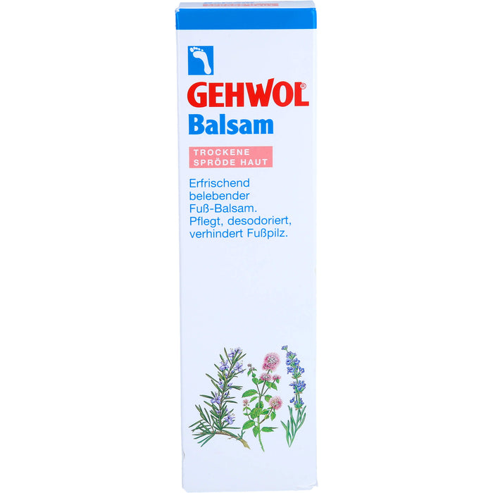 GEHWOL erfrischend belebender Fußbalsam für trockene Haut, 125 ml Crème