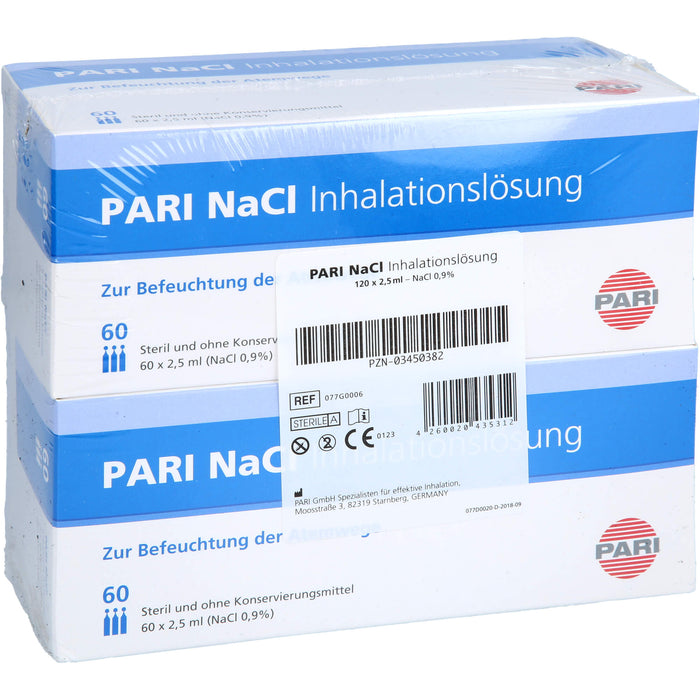 Pari-NaCl Inhalationslösung Ampullen, 120 pcs. Ampoules