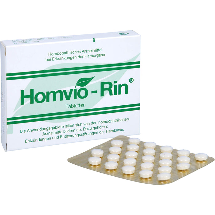 Homvio-Rin Tabletten gegen Entzündungen und Entleerungsstörungen der Harnorgane, 50 pcs. Tablets