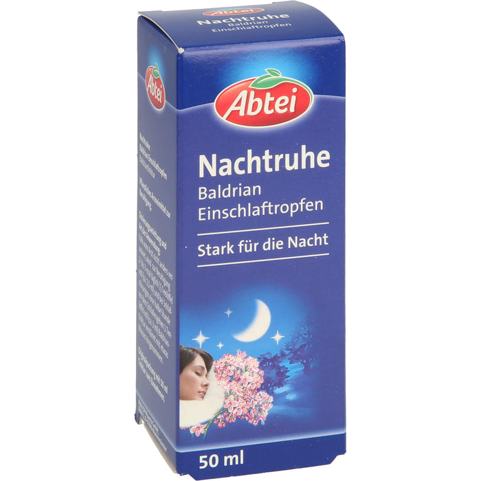 Abtei Nachtruhe Einschlaftropfen Baldriantinktur stark für die Nacht, 50 ml Lösung