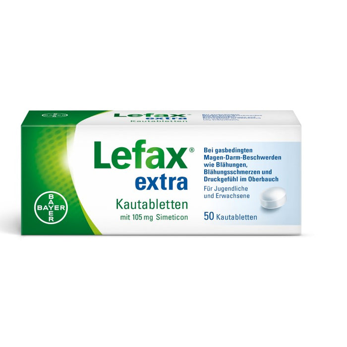 Lefax extra Kautabletten, 50 pc Tablettes