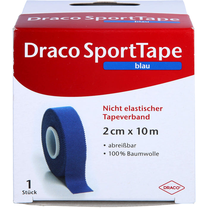 Dracotapeverband 10mx2cm blau, 1 St VER