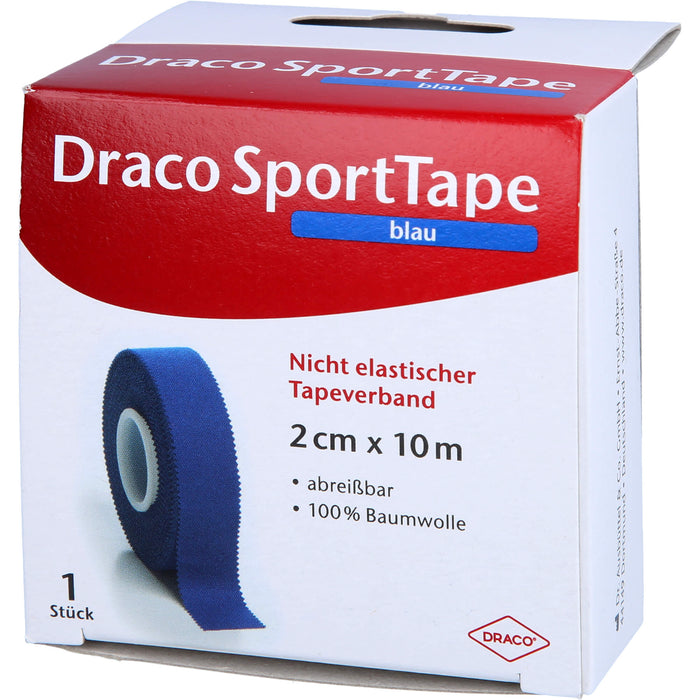 Dracotapeverband 10mx2cm blau, 1 St VER