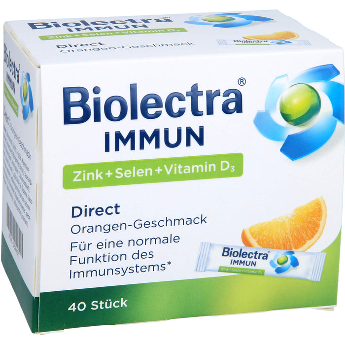 Biolectra Immun Zink + Selen + Vitamin D3 direct Micro-Pellets, 40 St. Beutel