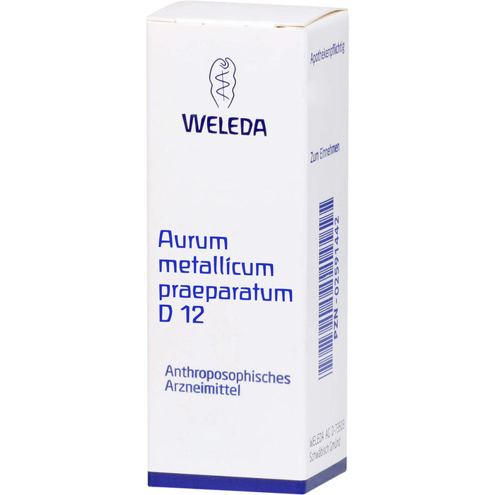 WELEDA Aurum metallicum praeparatum D12 Verreibung, 50 g Powder