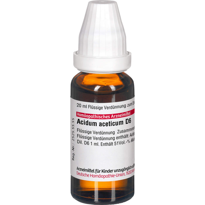 DHU Acidum aceticum D6 Dilution, 20 ml Lösung