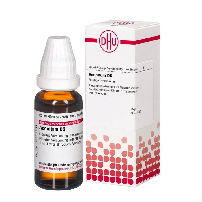 Aconitum D5 DHU Dilution, 20 ml Lösung