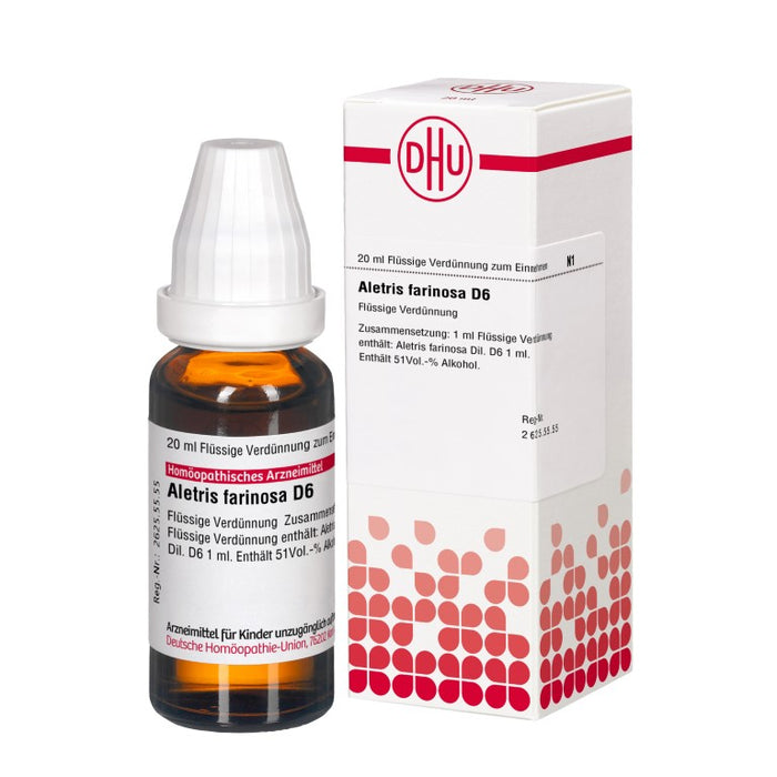 Aletris farinosa D6 DHU Dilution, 20 ml Lösung