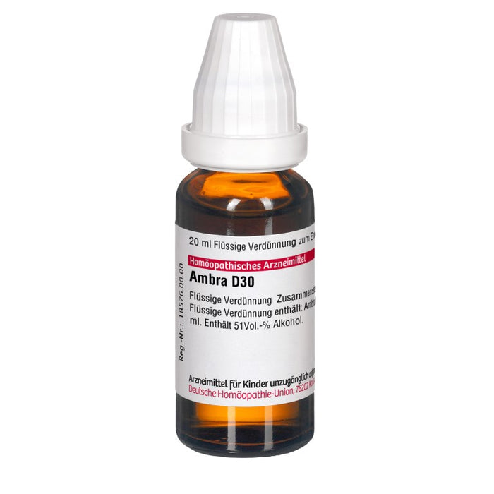 Ambra D30 DHU Dilution, 20 ml Lösung