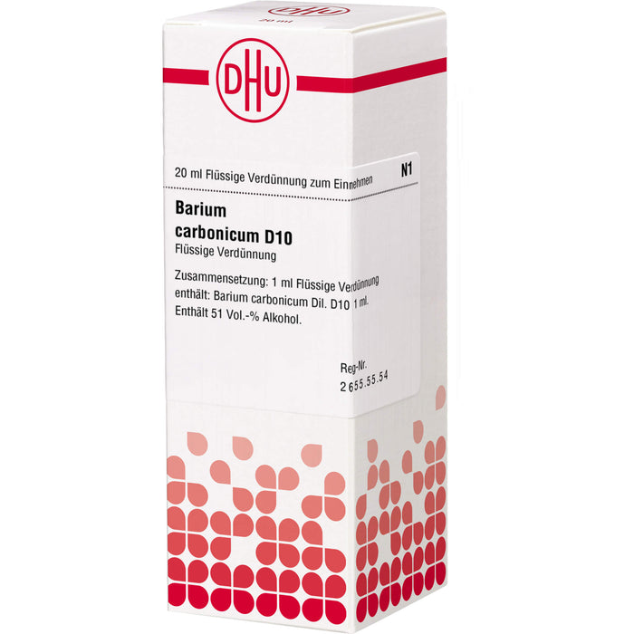 Barium carbonicum D10 DHU Dilution, 20 ml Lösung