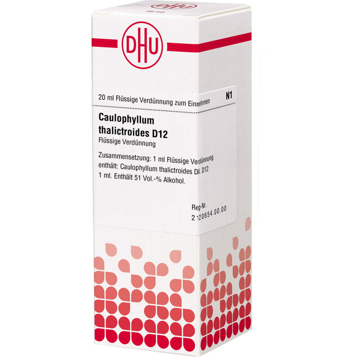 DHU Caulophyllum thalictroides D12 Dilution, 20 ml Lösung