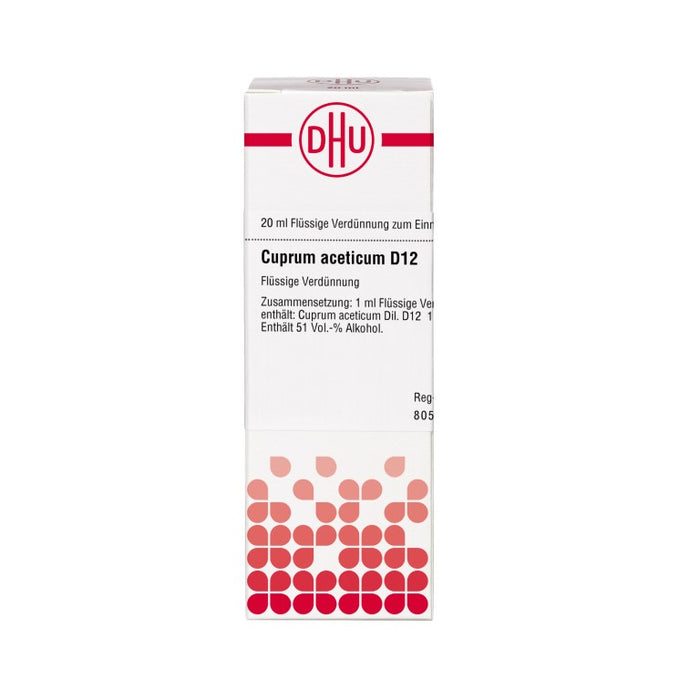 DHU Cuprum aceticum D12 Dilution, 20 ml Lösung