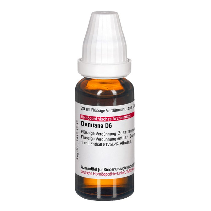 Damiana D6 DHU Dilution, 20 ml Lösung