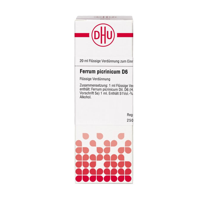 DHU Ferrum picrinicum D6 Dilution, 20 ml Lösung