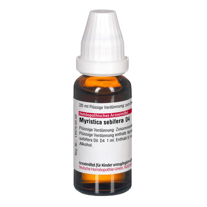 Myristica sebifera D4 DHU Dilution, 20 ml Lösung