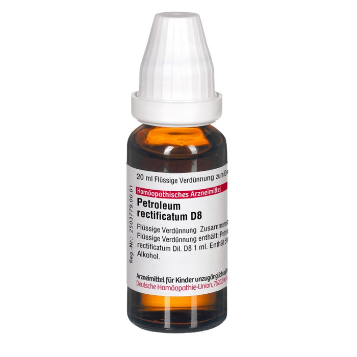 Petroleum rectificatum D8 DHU Dilution, 20 ml Lösung