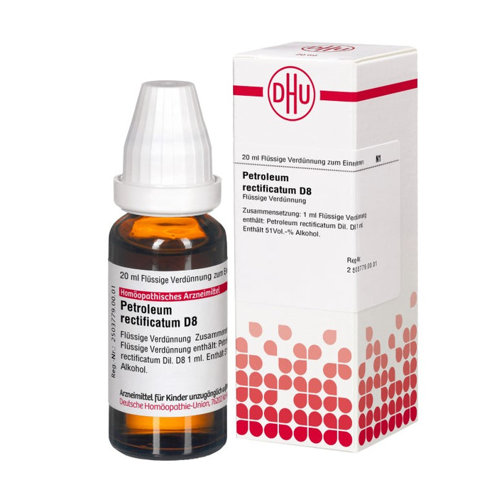 Petroleum rectificatum D8 DHU Dilution, 20 ml Lösung