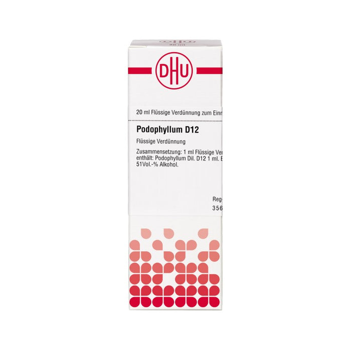 DHU Podophyllum D12 Dilution, 20 ml Lösung