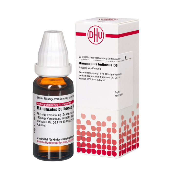 DHU Ranunculus bulbosus D6 Dilution, 20 ml Lösung