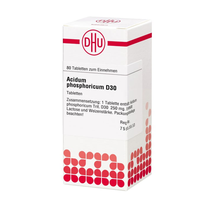 DHU Acidum phosphoricum D30 Tabletten, 80 pc Tablettes