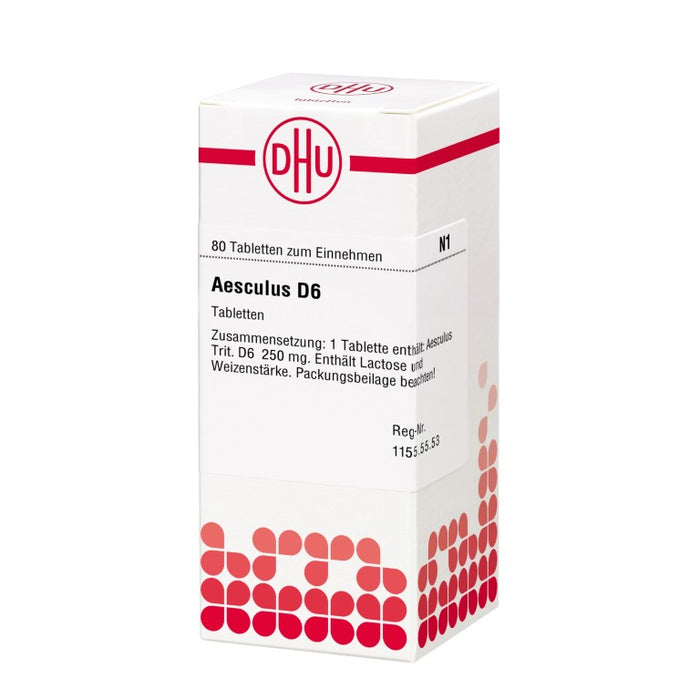 DHU Aesculus D6 Tabletten, 80 pcs. Tablets