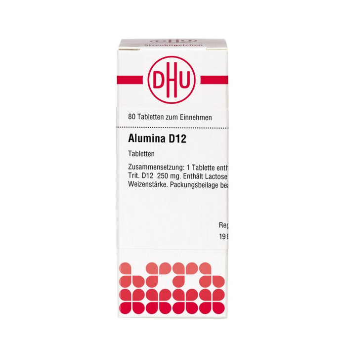 DHU Alumina D12 Tabletten, 80 pc Tablettes