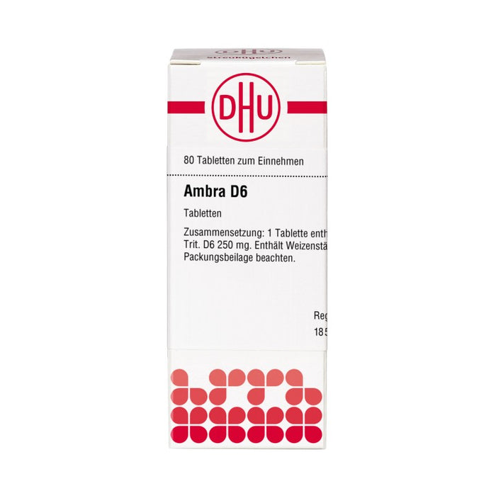 DHU Ambra D6 Tabletten, 80 St. Tabletten