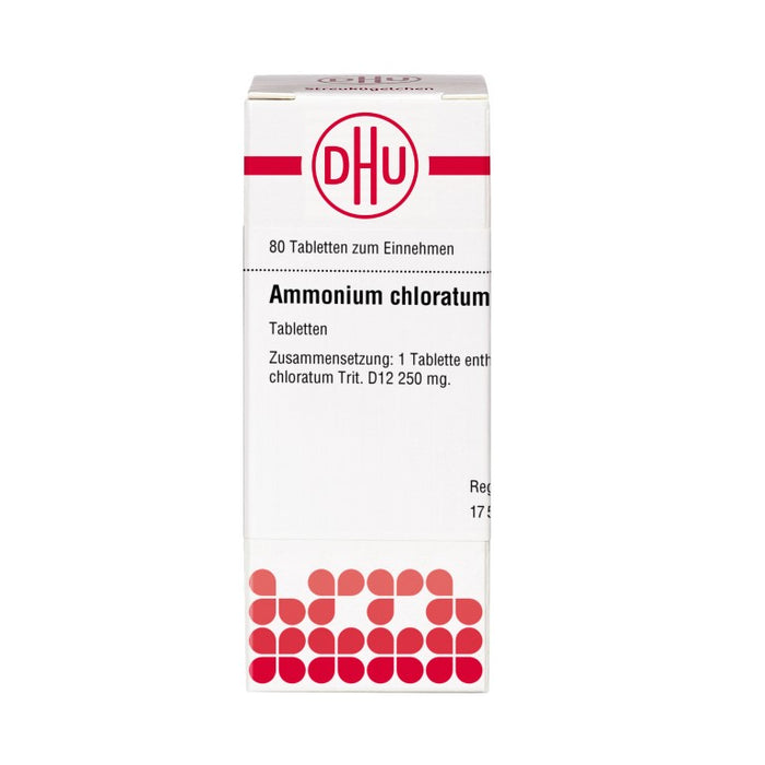 DHU Ammonium chloratum D12 Tabletten, 80 pc Tablettes