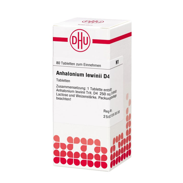 Anhalonium lewinii D4 DHU Tabletten, 80 St. Tabletten