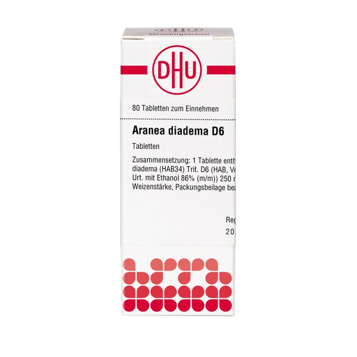 Aranea diadema D6 DHU Tabletten, 80 St. Tabletten