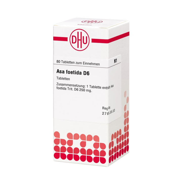 DHU Asa foetida D6 Tabletten, 80 St. Tabletten