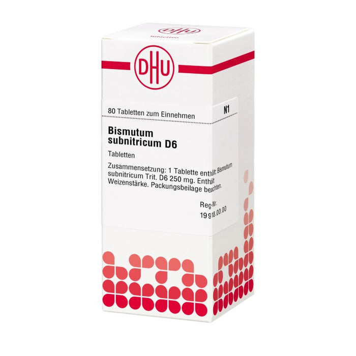 DHU Bismutum subnitricum D6 Tabletten, 80 pcs. Tablets