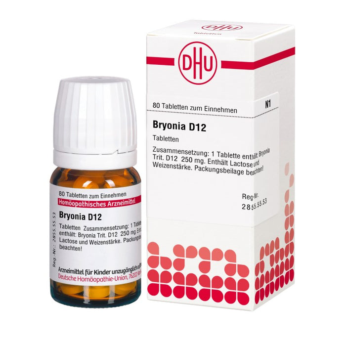 DHU Bryonia D12 Tabletten, 80 St. Tabletten