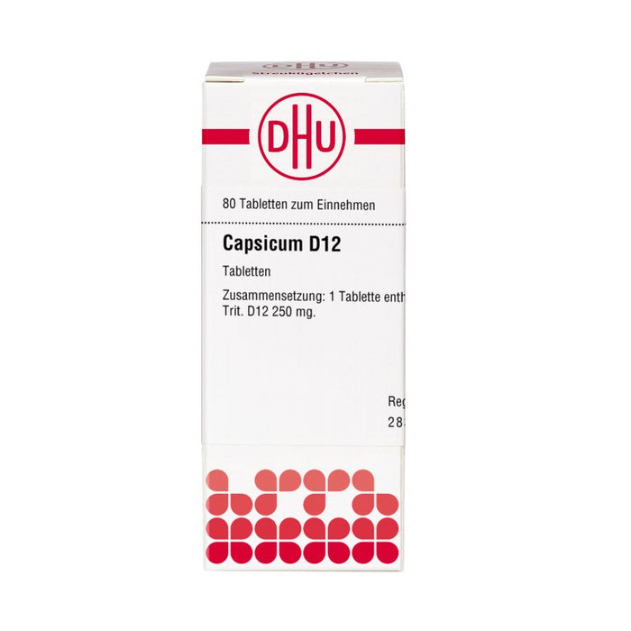 DHU Capsicum D12 Tabletten, 80 St. Tabletten