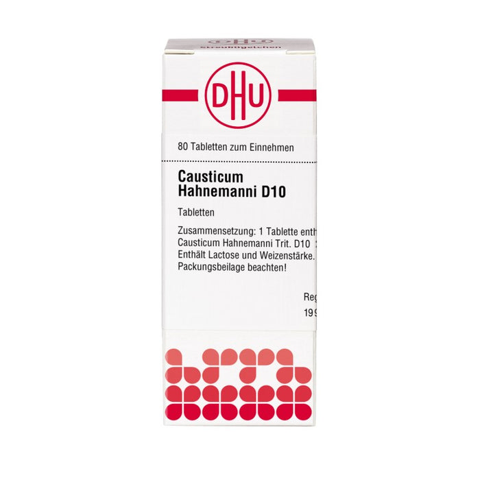 DHU Causticum Hahnemanni D10 Tabletten, 80 St. Tabletten