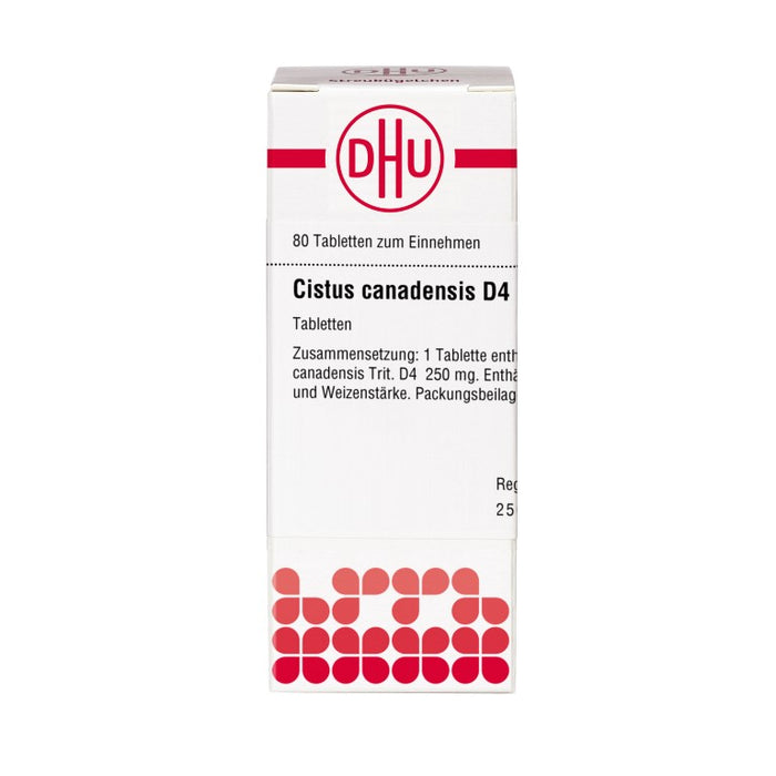 DHU Cistus canadensis D4 Tabletten, 80 St. Tabletten