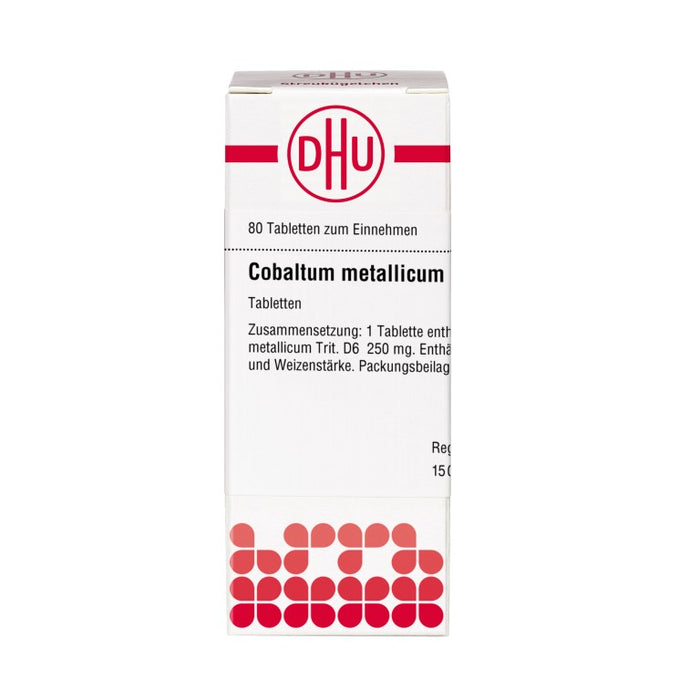 DHU Cobaltum metallicum D6 Tabletten, 80 pcs. Tablets