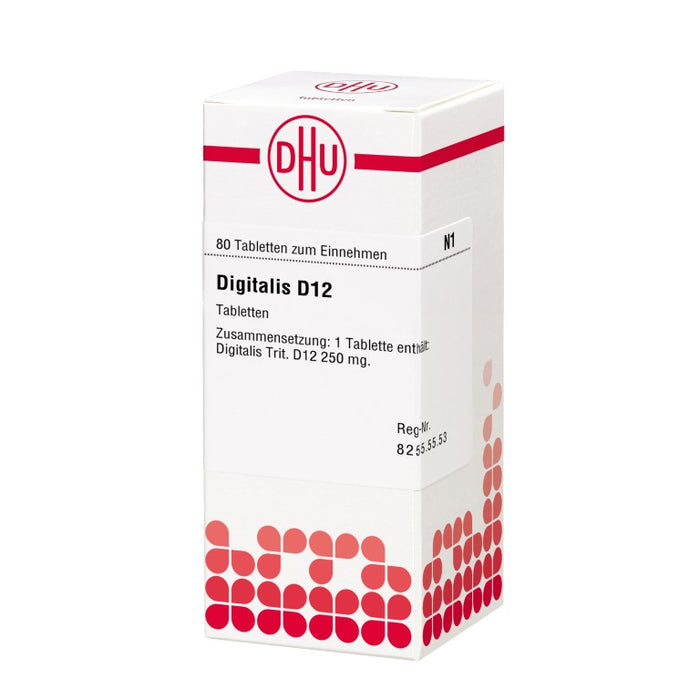 DHU Digitalis D12 Tabletten, 80 pc Tablettes