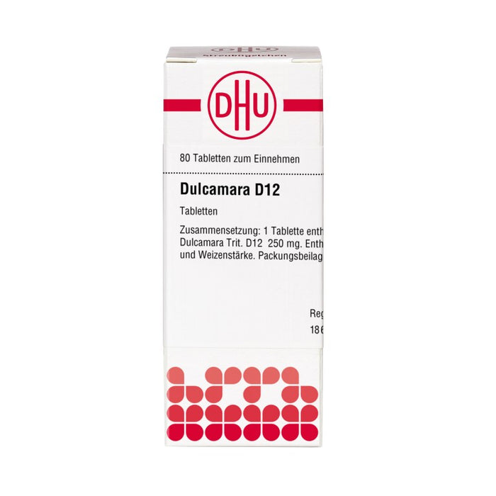 Dulcamara D12 DHU Tabletten, 80 St. Tabletten