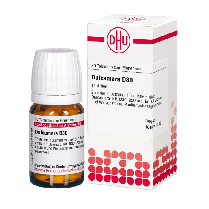 Dulcamara D30 DHU Tabletten, 80 St. Tabletten