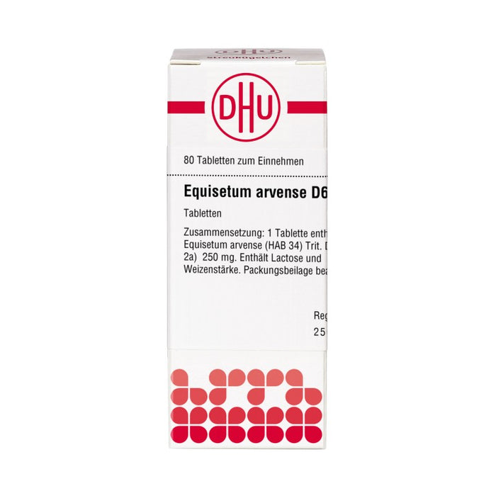 DHU Equisetum arvense D6 Tabletten, 80 pc Tablettes