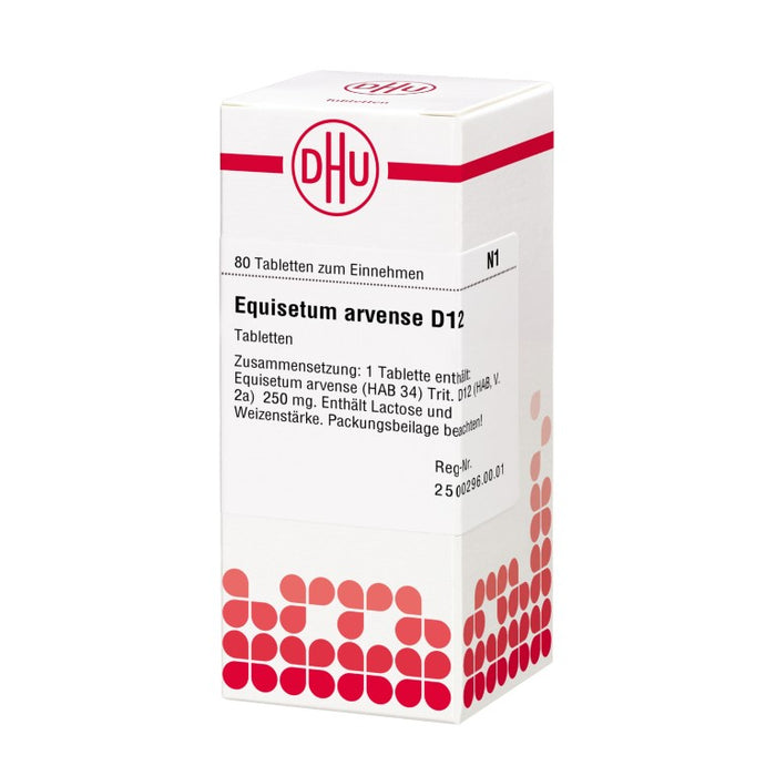 Equisetum arvense D12 DHU Tabletten, 80 St. Tabletten