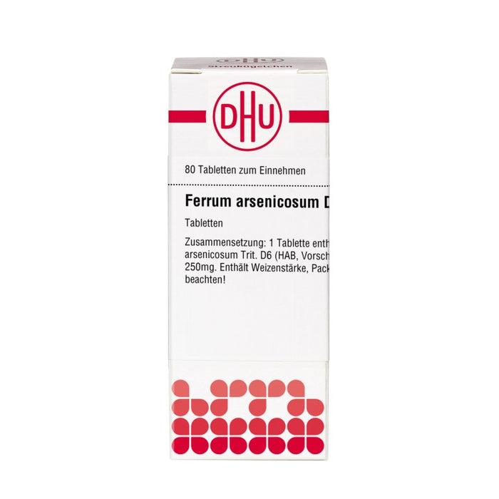 Ferrum arsenicosum D6 DHU Tabletten, 80 St. Tabletten