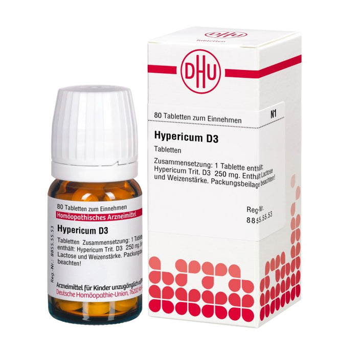 DHU Hypericum D3 Tabletten, 80 St. Tabletten