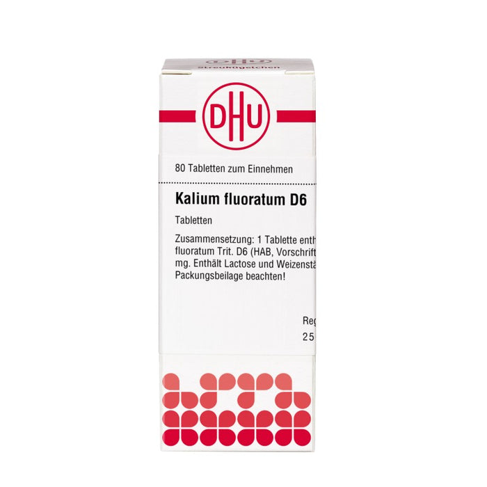 DHU Kalium fluoratum D6 Tabletten, 80 St. Tabletten