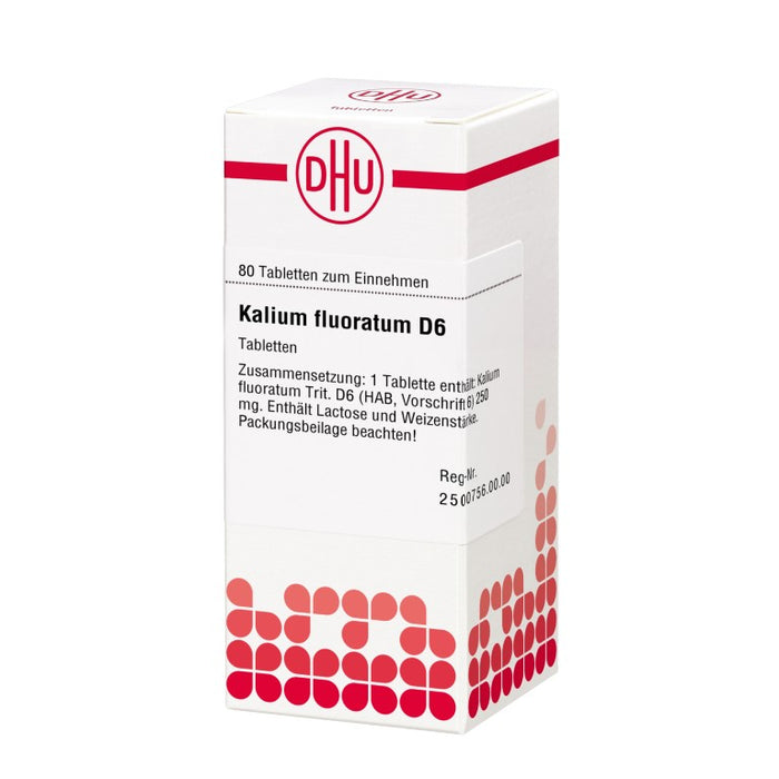 DHU Kalium fluoratum D6 Tabletten, 80 pc Tablettes