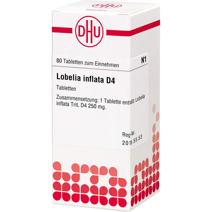 DHU Lobelia inflata D4 Tabletten, 80 St. Tabletten