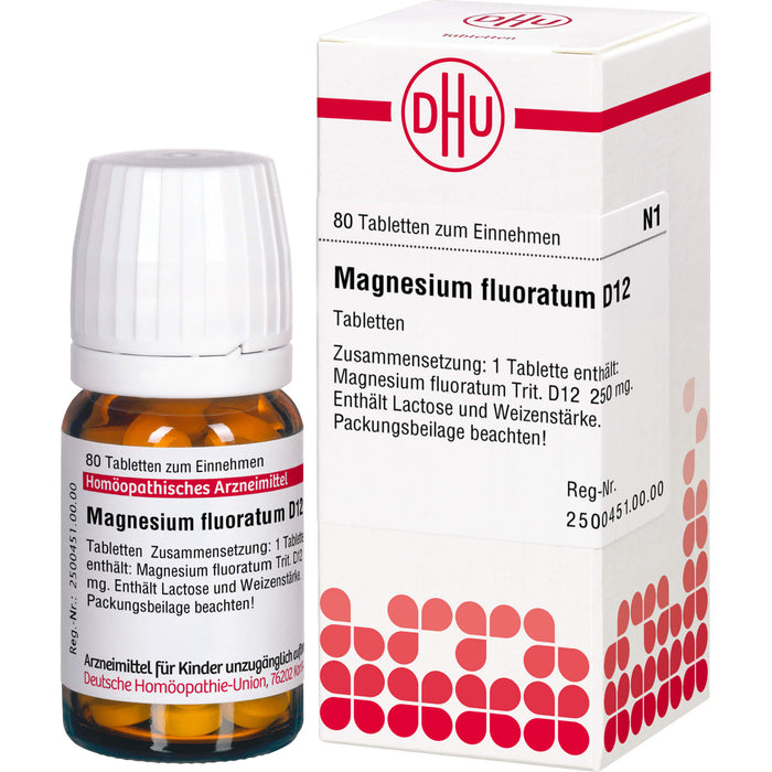 Magnesium fluoratum D12 DHU Tabletten, 80 St. Tabletten