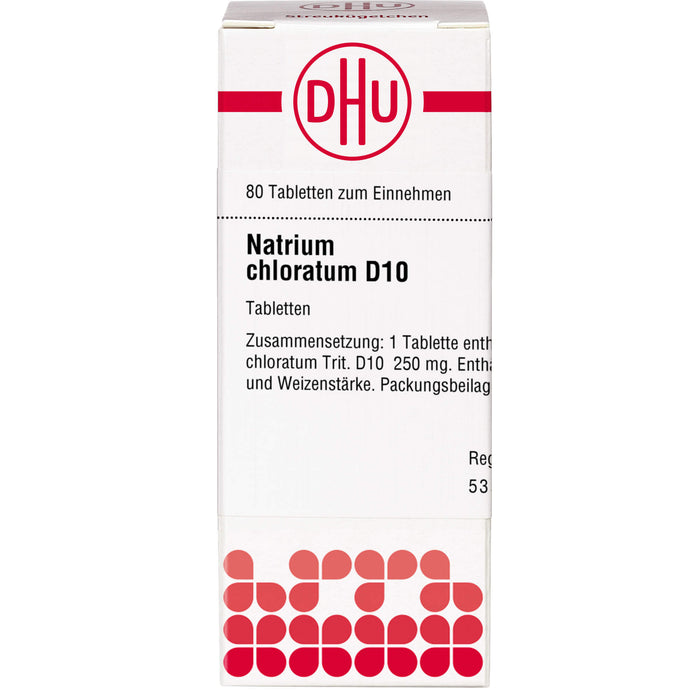 Natrium chloratum D10 DHU Tabletten, 80 St. Tabletten